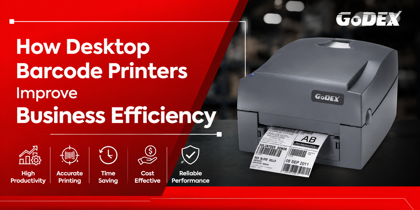 How Desktop Barcode Printers Improve Efficiency